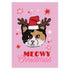 Reindeer Cat Christmas Card